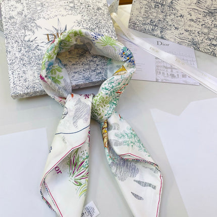 DIOR 26S SCARF 90CM IN SILK 318394