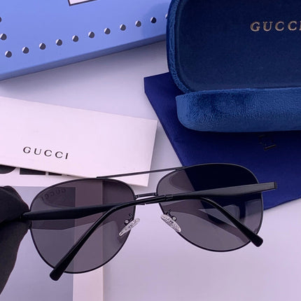 GUCCI 26S AVIATOR FRAME IN METAL 424705
