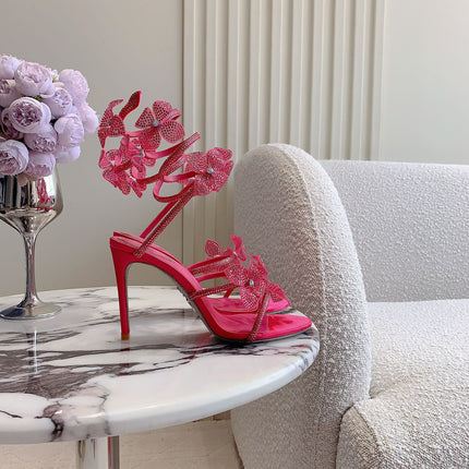 FLORIANE BRIGHT PINK SANDAL 95 MM