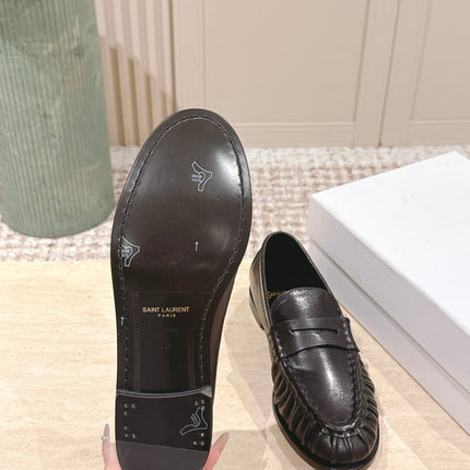 SL MOCCASINS LOAFER IN BLACK CALFSKIN