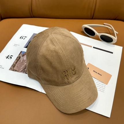 MIUMIU VELVET BASEBALL CAP STYLE 61