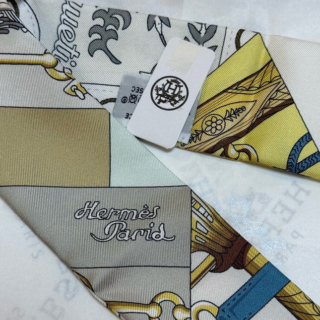 HERMES 26S TWILLY SCARF 86 IN SILK 496175
