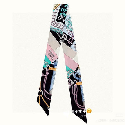 HERMES 26S TWILLY SCARF 86 IN SILK 496177