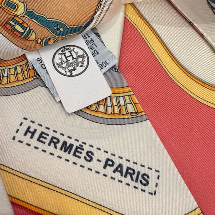 HERMES 26S TWILLY SCARF 86 IN SILK 496193