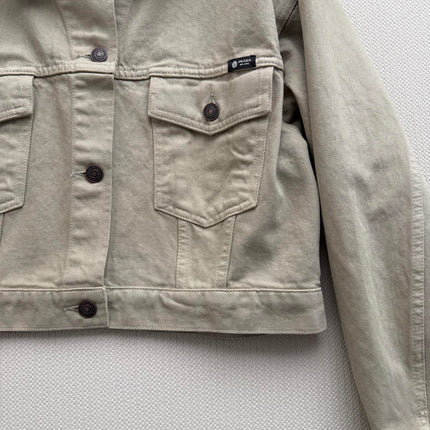 PRADA 26S LEATHER COLLAR JACKET STYLE 938