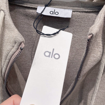 ALO 26S ZIP-UP HOODIE AND WIDE-LEG PANTS SET 385