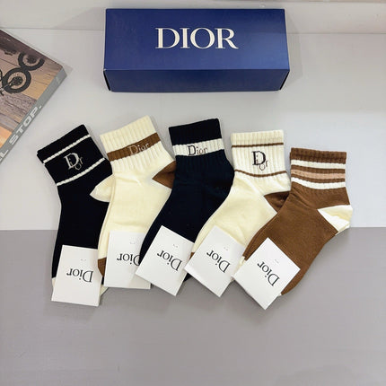 DIOR 26S ANKLE SOCKS 412390 (1 BOX)