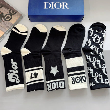 DIOR 26S CREW SOCKS 400404 (1 BOX)