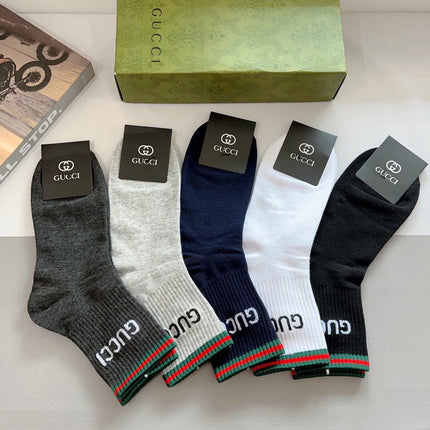 GUCCI 26S CREW SOCKS 405321 (1 BOX)