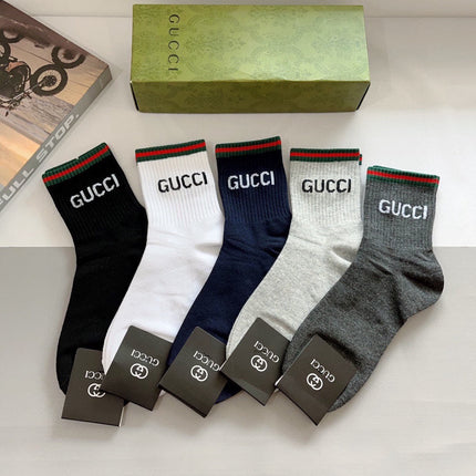 GUCCI 26S CREW SOCKS 405321 (1 BOX)