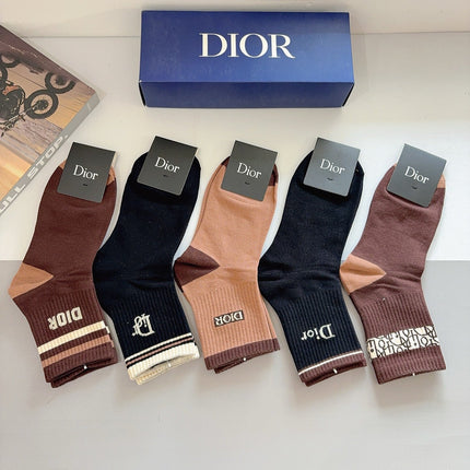 DIOR 26S ANKLE SOCKS 407132 (1 BOX)
