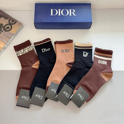 DIOR 26S ANKLE SOCKS 407132 (1 BOX)