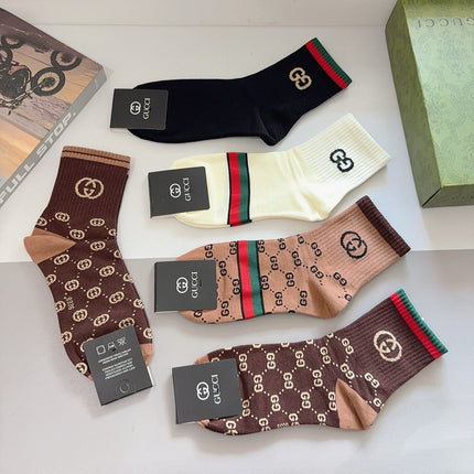 GUCCI 26S CREW SOCKS 408677 (1 BOX)
