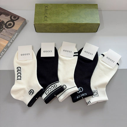 GUCCI 26S ANKLE SOCKS 408693 (1 BOX)