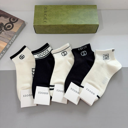 GUCCI 26S ANKLE SOCKS 408693 (1 BOX)