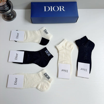 DIOR 26S ANKLE SOCKS 410366 (1 BOX)