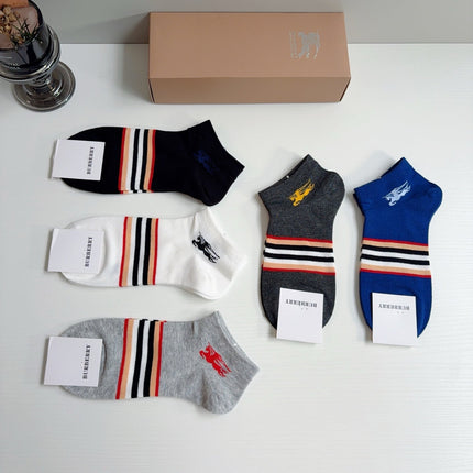 BURBERRY 26S ANKLE SOCKS 408719 (1 BOX)