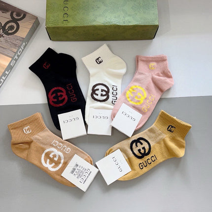 GUCCI 26S ANKLE SOCKS 405315 (1 BOX)