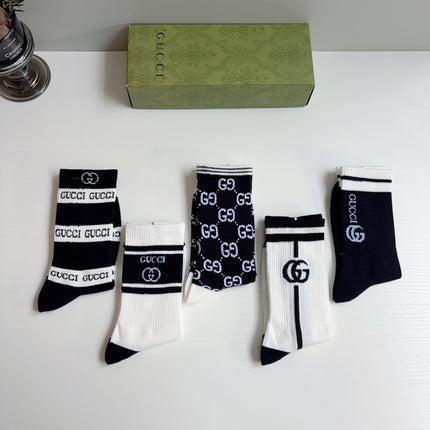 GUCCI 26S CREW SOCKS 395167 (1 BOX)