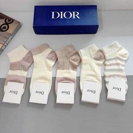 DIOR 26S ANKLE SOCKS 415744 (1 BOX)