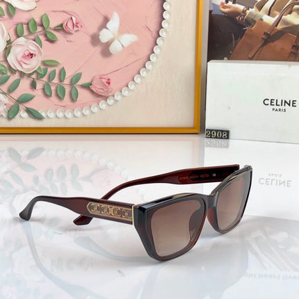 CELINE 26S ANGULAR V SHAPED FRAME IN ACETATE 499059