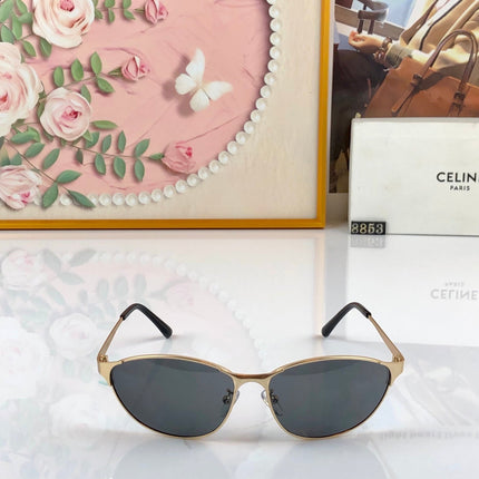 CELINE 26S CAT EYE FRAME IN METAL 488754