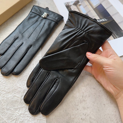 GLOVES IN BLACK LAMBSKIN 467987