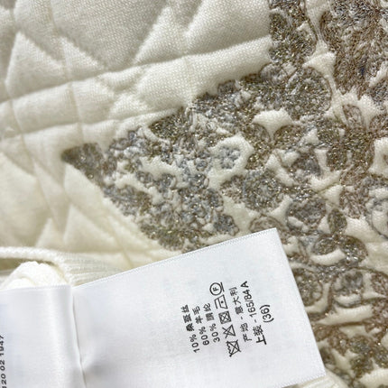 DIOR 26S DIAMOND-PATTERN KNIT VEST 947