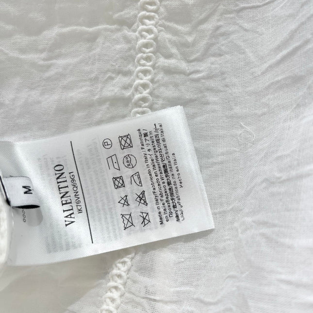 VALENTINO 26S SLEEVELESS CROCHET-TRIM TOP 449