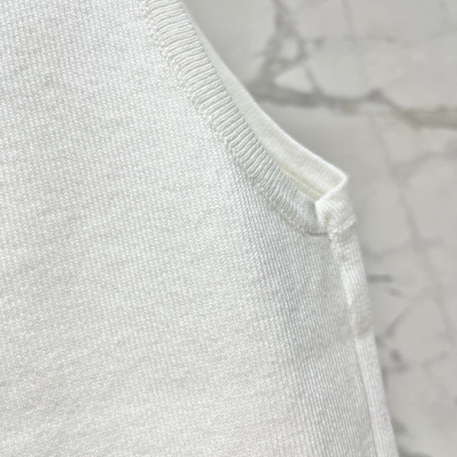 VALENTINO 26S SLEEVELESS POLO KNIT TOP 439