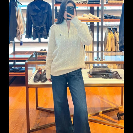 RALPH LAUREN 25S HALF-ZIP SWEATER 242