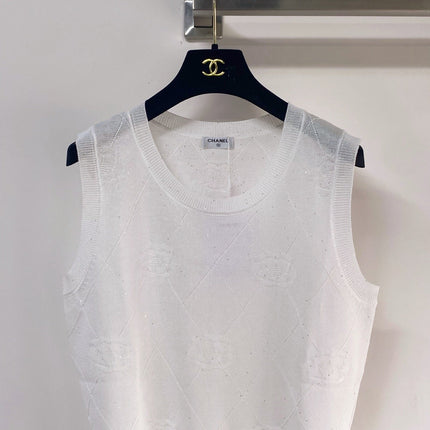 CHANEL 26S KNIT TANK TOP STYLE 1093