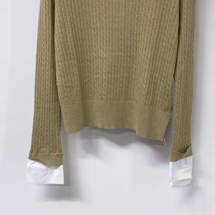 MIUMIU 26S KNIT POLO SWEATER 1337