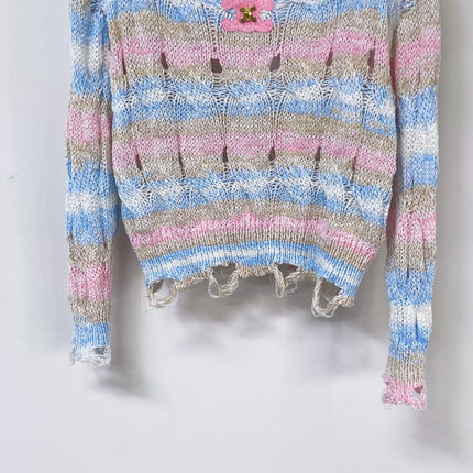 CELINE 26S STRIPED KNIT SWEATER 743