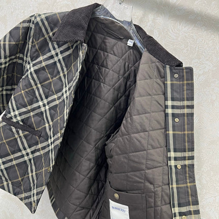 BURBERRY 25S COTTON PLAID JACKET 131