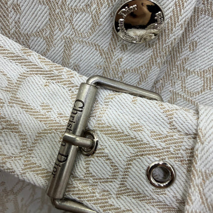 DIOR 26S SLEEVELESS MONOGRAM PRINT DRESS 1219