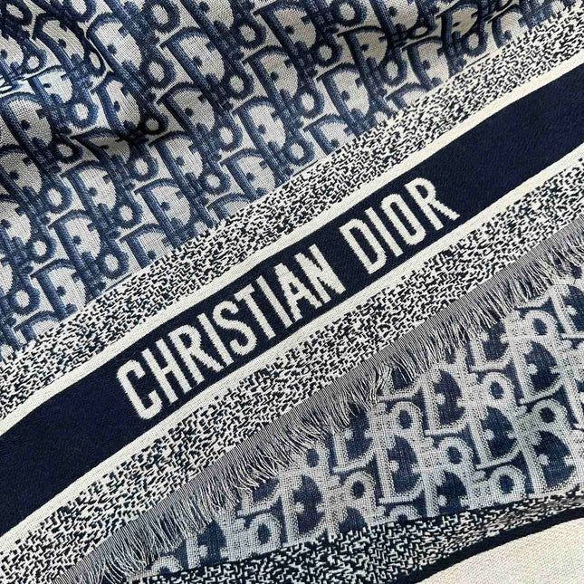 DIOR 26S SCARF 140 IN CASHMERE AND SILK 513544