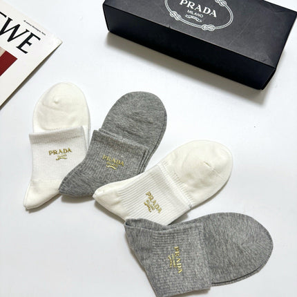 PRADA 26S ANKLE SOCKS 408733 (1 BOX)