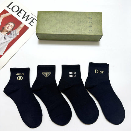 DIOR 26S ANKLE SOCKS 408739 (1 BOX)
