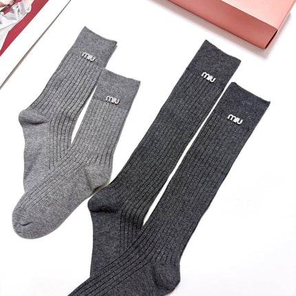 MIUMIU 26S CREW SOCKS 410302 (1 BOX)
