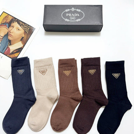 PRADA 26S CREW SOCKS 415673 (1 BOX)