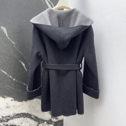 MAX MARA 25S HOODED MID-LENGTH COAT 161