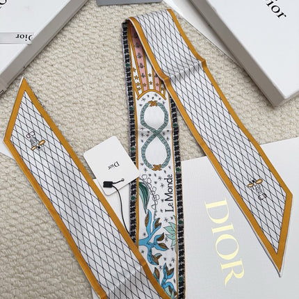 DIOR 26S SCARF 86CM IN SILK 311737