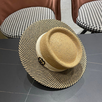 GUCCI 26S WIDE-BRIMMED STRAW HAT 265