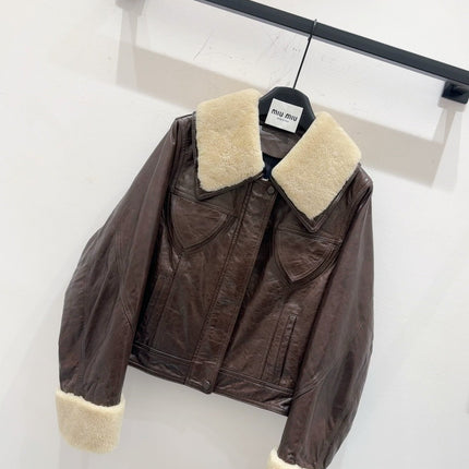 MIUMIU LEATHER JACKET STYLE 585