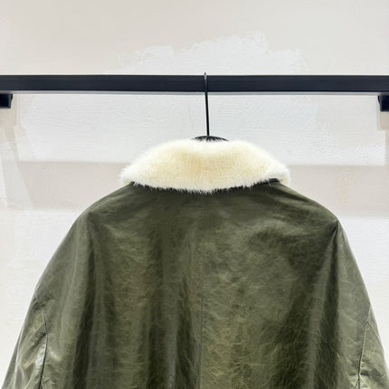 MAX MARA 25S SHEEPSKIN AND MINK FUR COAT 153