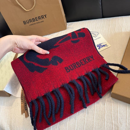 BURBERRY 26S SCARF 190 IN CASHMERE 513316