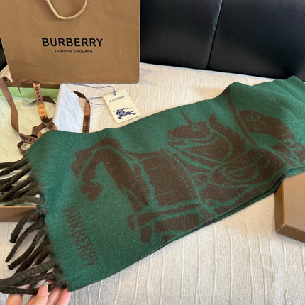 BURBERRY 26S SCARF 190 IN CASHMERE 513314