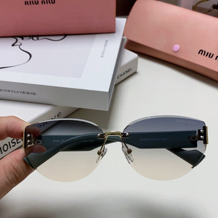 LOGO SUNGLASSES 513012 IN BLUE ACETATE
