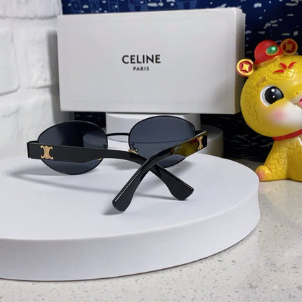 CELINE 26S OVAL FRAME IN METAL 493074